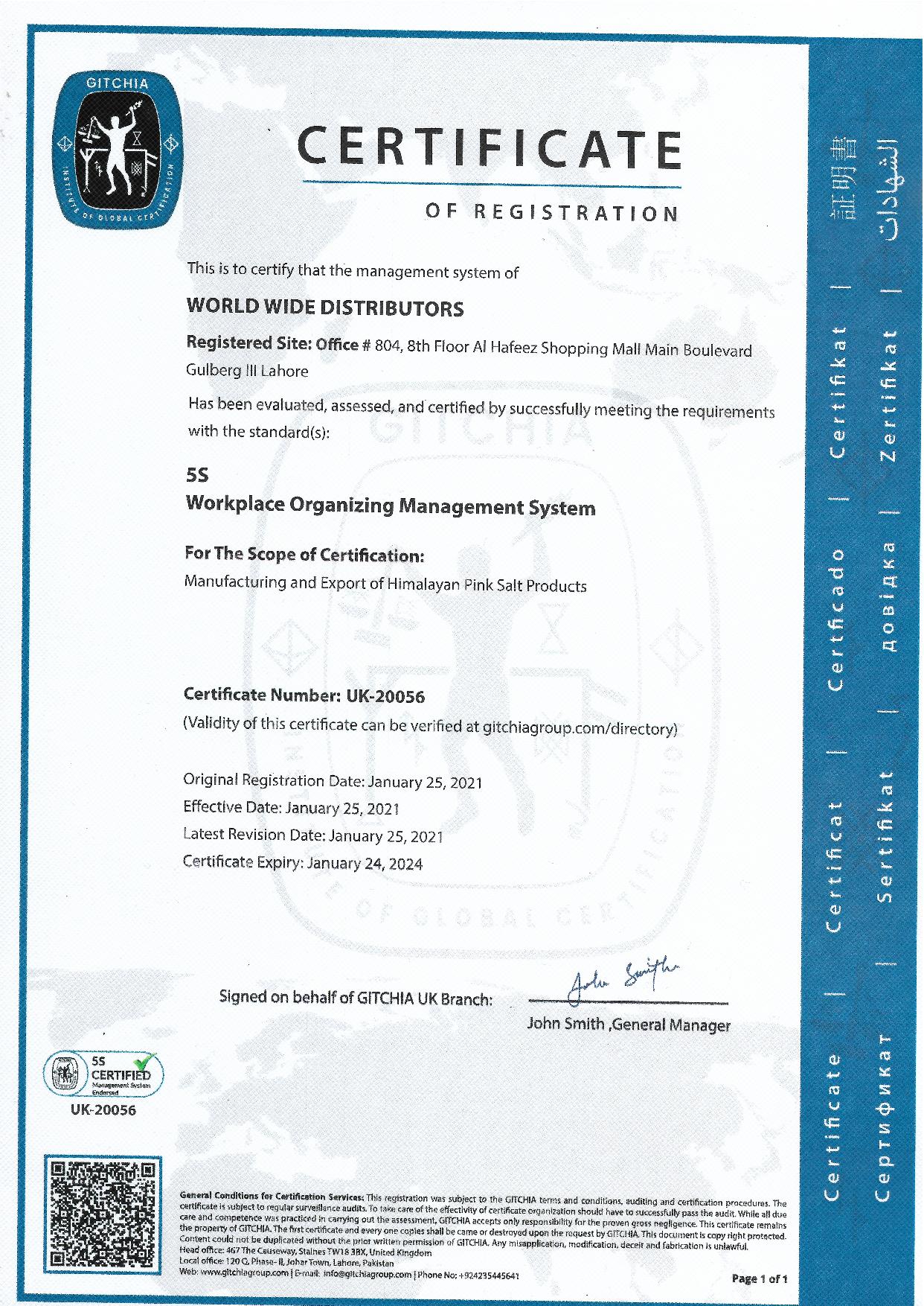 Certifications 5