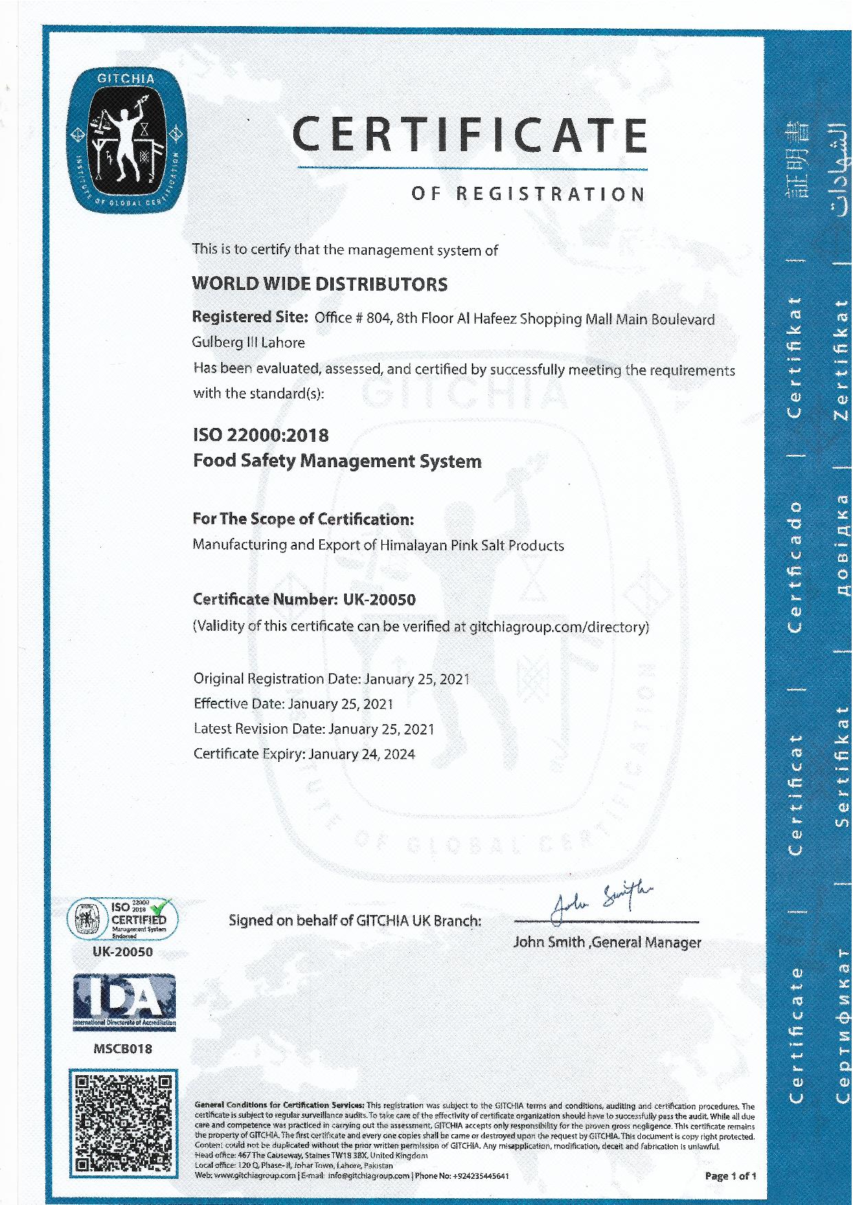 Certifications 11