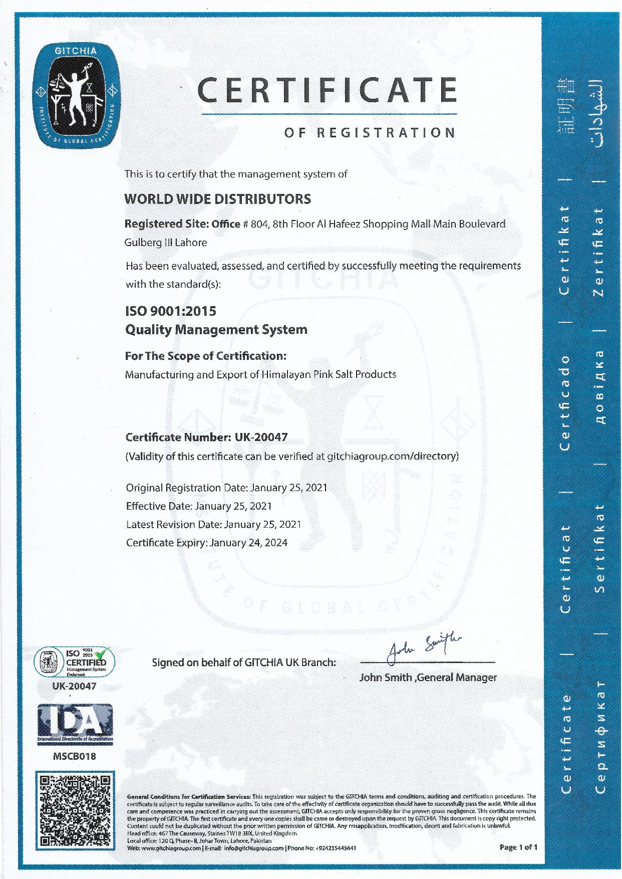 Certifications 9