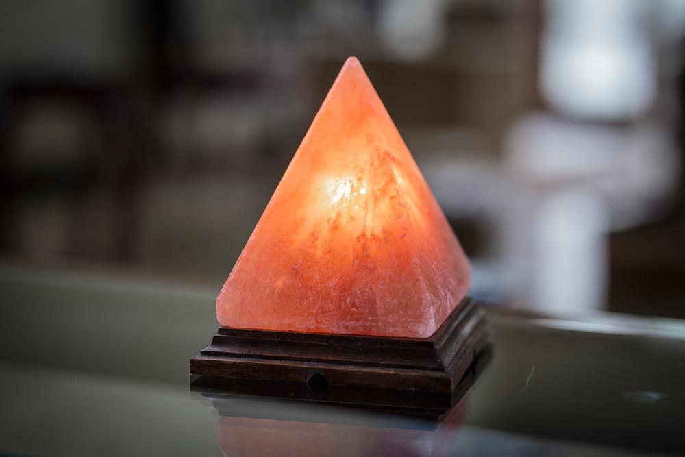 Geometrical Shapes Salt Candle