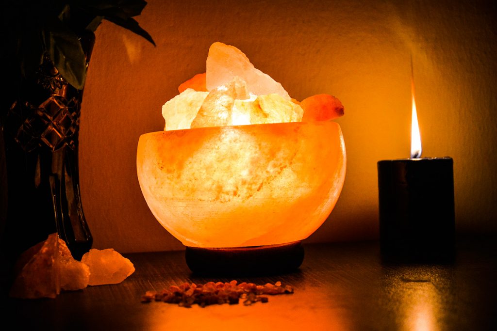 himalayan salt lamp fire bowl