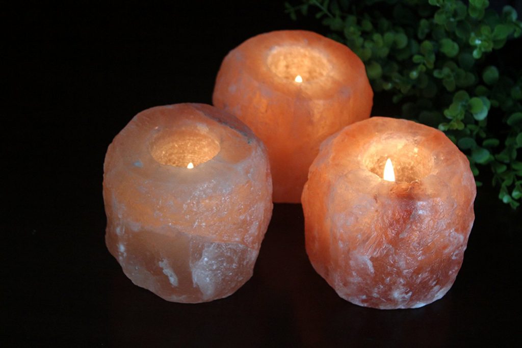 himalayan salt candle