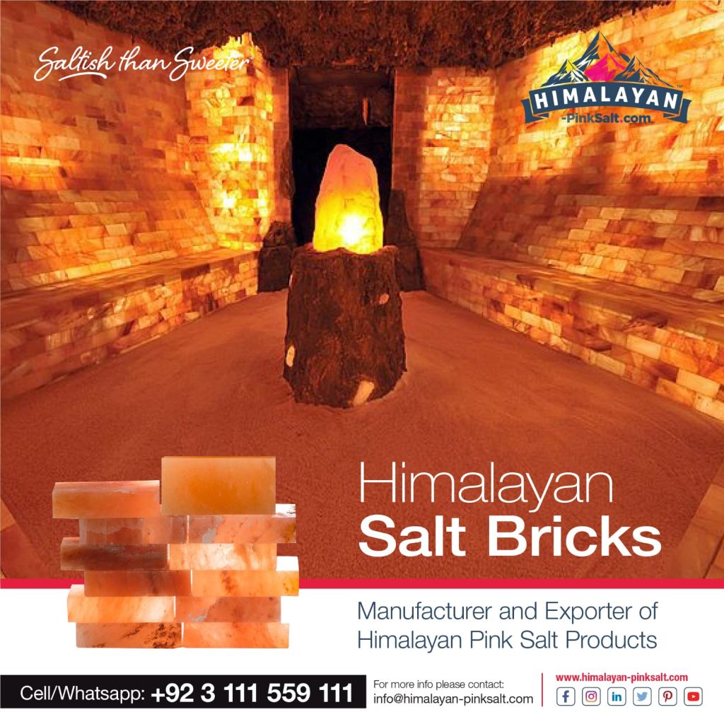 Salt Tile | Salt Brick | Himalayan Salt Brick | Sauna Tiles | Pink Salt Tile | Himalayan Salt Tile