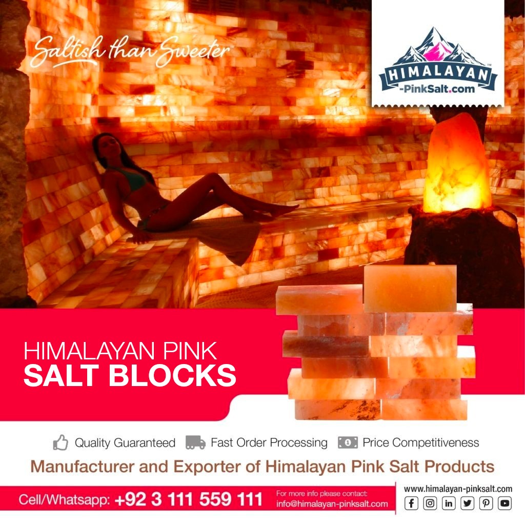 himalayan pink salt block