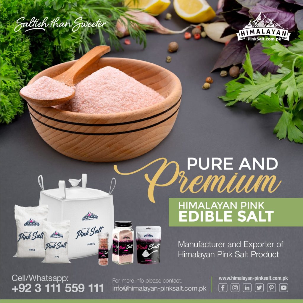 Pure and Premium Himalayan Pink Edible Salt 