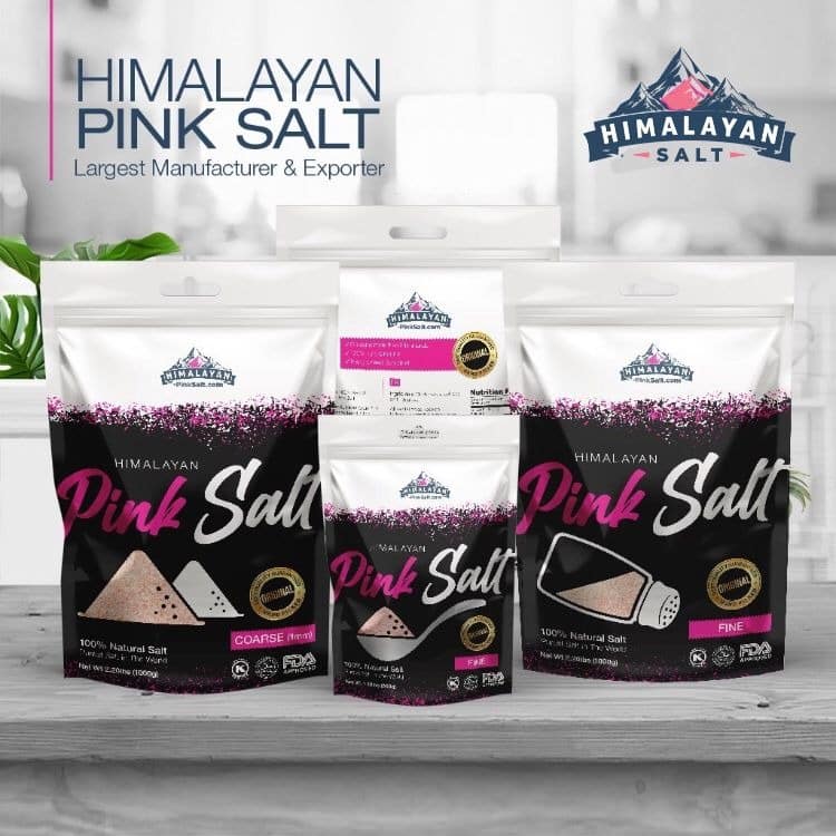 Himalayan Pink Salt Jar & Pouches 22