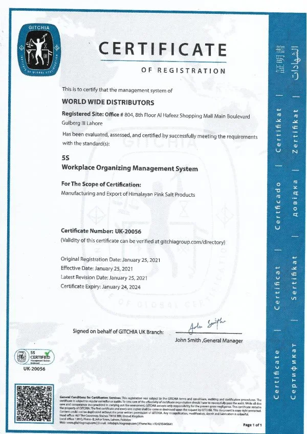 5S-Certificate