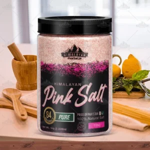 Himalayan Pure Pink Salt 1kg Jar