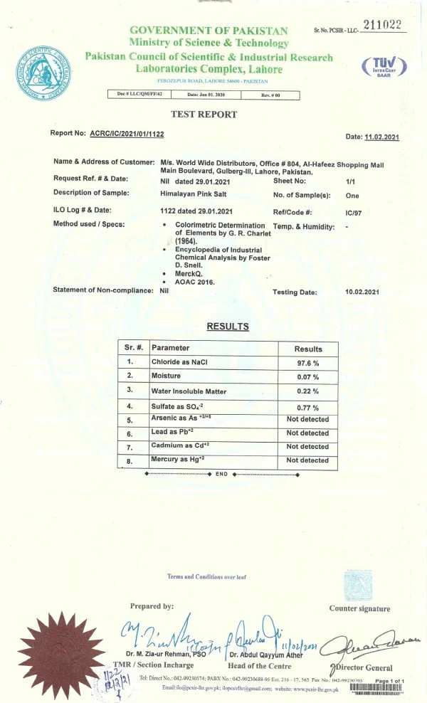 PCSIR-Lab-Test