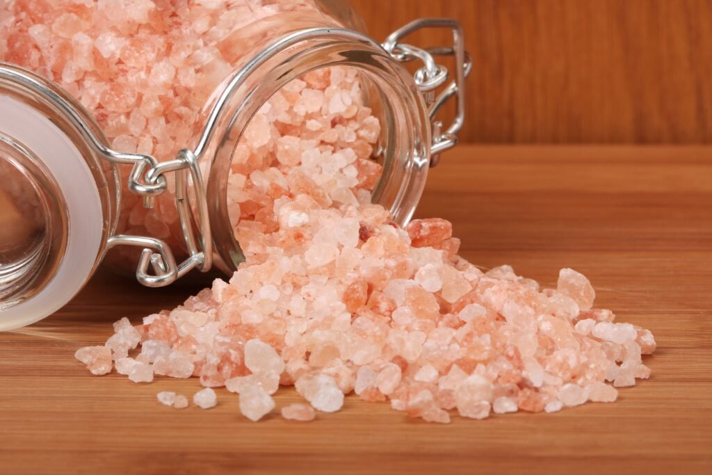 pink bath salt