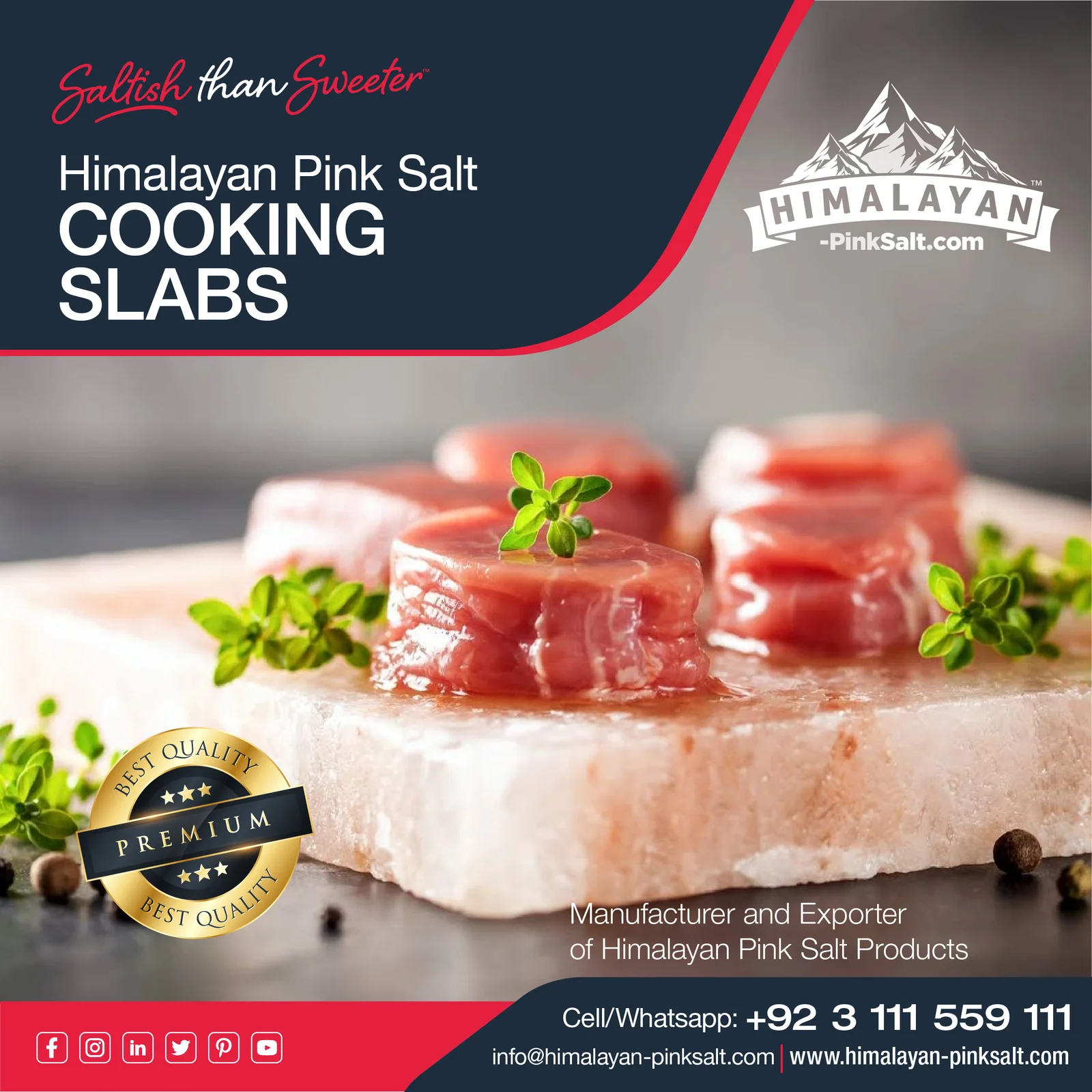 himalayan salt cooking slabs