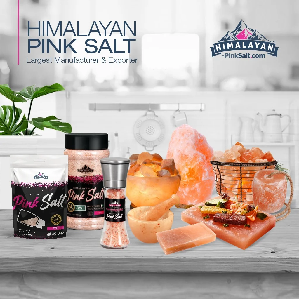 himalayan pink salt and products