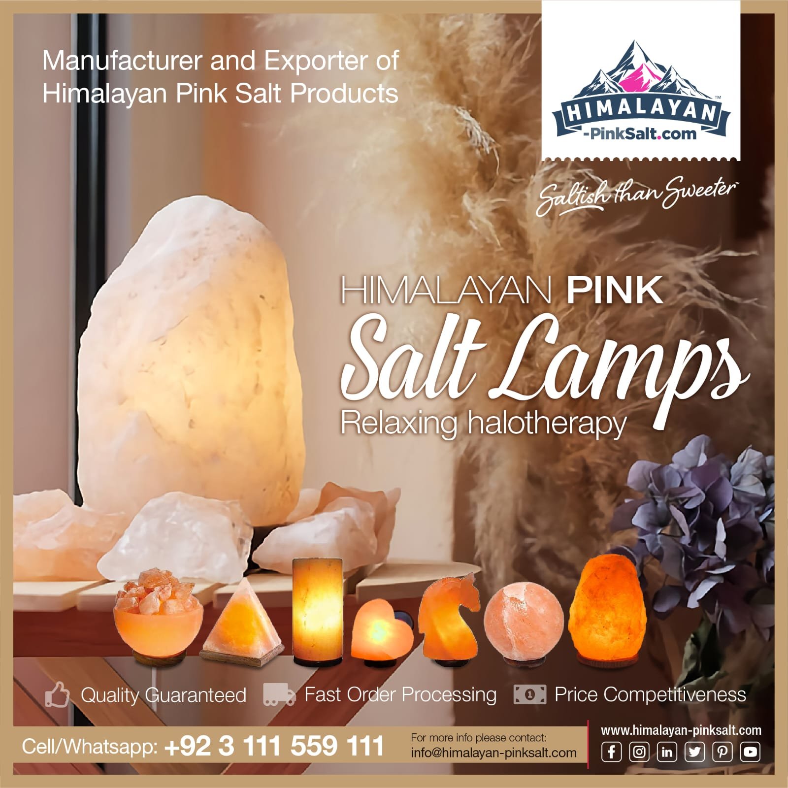 Himalayan Pink Salt Lamp